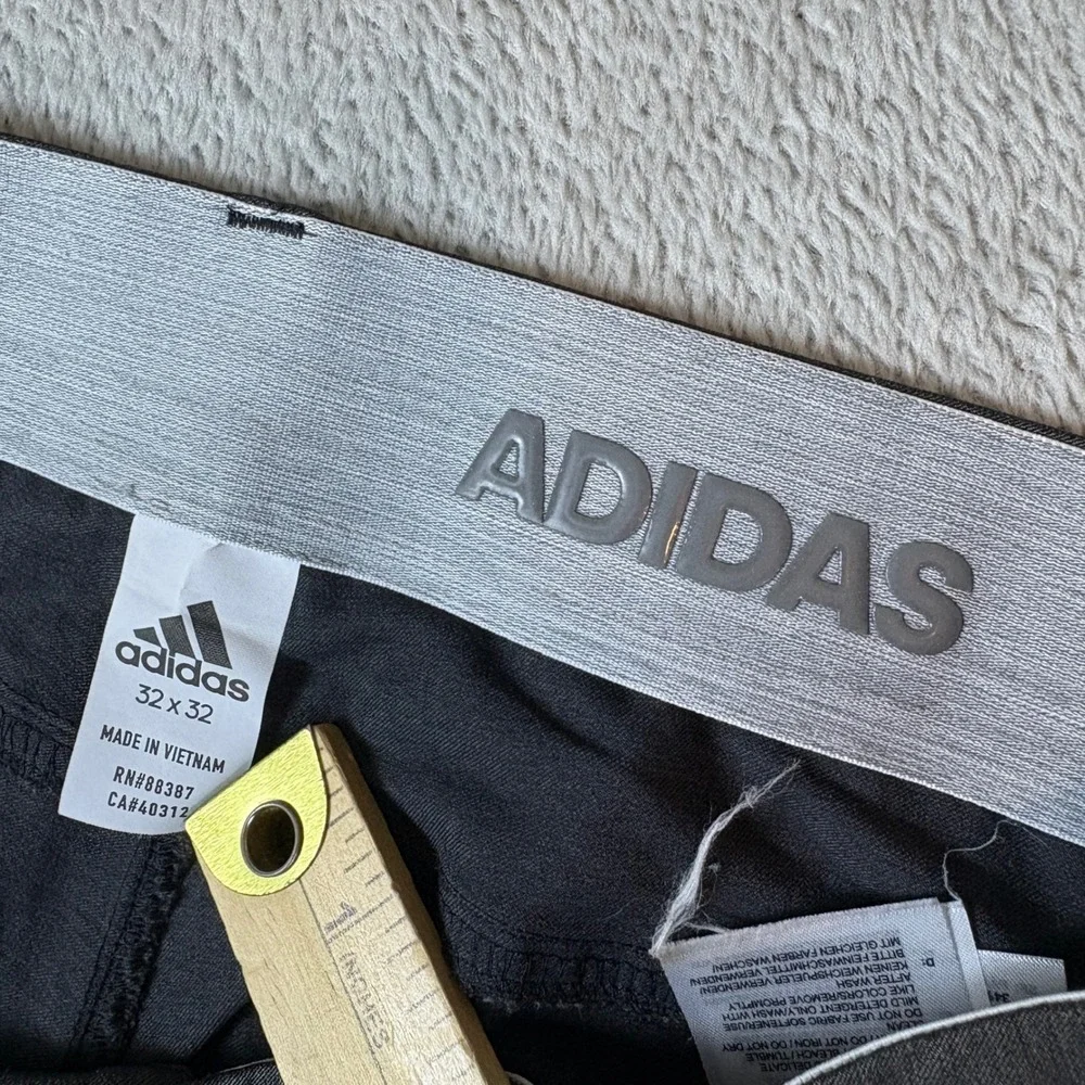 Adidas Pants Men 32x32 Ultimate360 Golf Straight Leg Grey Stretch Active